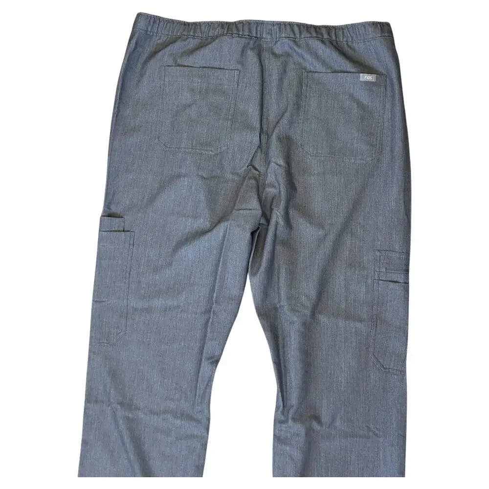 NWT Figs Men’s Graphite Cairo 9 Pocket Cargo Scrub Pants Size XL